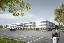 Der neue Hauptsitz der GOM GmbH im Braunschweiger Gewerbegebiet Rüningen