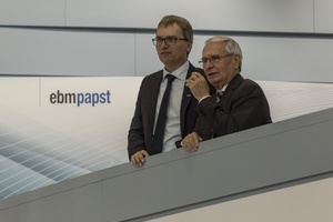  Gerhard Sturm übergab sein Beiratsmandat am 1. August 2017 an seinen Sohn Ralf Sturm.

(Foto: ebm-Papst) 