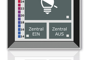  ?LCN-GT8?-Sensor-Tastenfeld schwarz 