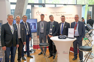  Vertreter der NeRZ-Mitgliedsunternehmen auf der future thinking 2017 in Darmstadt (v.l.n.r.): Prof. Dr.-Ing. Christoph Kaup (GF Howatherm), Sören Paulußen (GF InvenSor), Dr. Ralph Hintemann (Borderstep Institut), Dr. David Hoeflmayr (CEO Thomas-Krenn.AG), Ulrich Terrahe (GF dc-ce RZ- Beratung), Tobias Funke (Geschäftsführer TOBOL), Dr. Ludger Ackermann (dc-ce RZ-Beratung) Beratung), Tobias Funke (GF Tobol), Dr. Ludger Ackermann (dc-ce RZ-Beratung) 