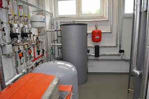  Die Luft-Wärmepumpe im Klärwerk Märkische Schweiz dient nur der Warmwasserbereitung und Kühlung.  