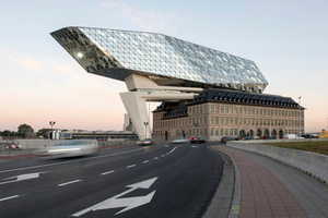  Das neue Verwaltungsgebäude der Hafenbehörde in Antwerpen wurde ... 