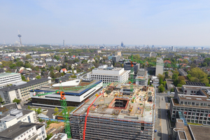  Der CIO-Neubau liegt zentral auf dem Campus der Uniklinik Köln. 