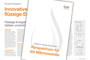  Das „Weißbuch flüssige Energieträger: Perspektiven für die Wärmewende“ zeigt Perspektiven für flüssige Energieträger in der künftigen Wärmeversorgung auf. 
