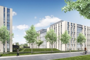  Apleona stattet das neue Biologie-Forschungszentrum der Uni Mainz mit Gebäudetechnik aus. 

Bild: hammeskrause Architekten 