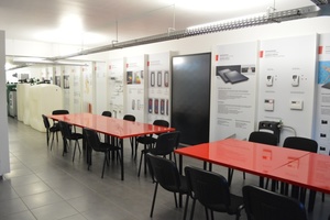  Roth Benelux bietet ein hauseigenes Schulungszentrum mit Ausstellung für Kundenseminare und Anwendungsschulungen.
Foto: Roth Industries 