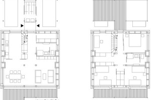  Grundrisse Nutzungsszenario max. Fläche ca. 120 m² - vier Individualräume und zusätzliche Anbauten  