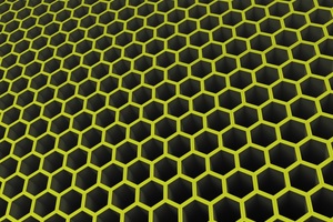  Der Wärmespeicher hat eine hexagonale Wabenstruktur, wodurch die Oberfläche des Speichersteins effektiv vergrößert wurde, ohne dabei die Strömungseigenschaften des Wärmespeichers merklich zu beeinflussen.  