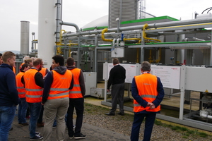  Bei Viessmann in Allendorf wurden zwei Biogasanlagen erklärt und vor Ort besichtigt.  
