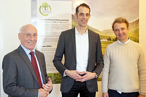  Prof. Dr. Horst Bossenmayer (li.), Dr. Frank Werner (re.) und Christian Kemper (Mitte) 