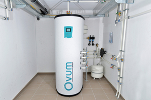  Schlankes Wärmepumpen-Komplettsystem mit hohem Komfort fürs Heizen, Kühlen, Belüften und die Warmwasserbereitung.  