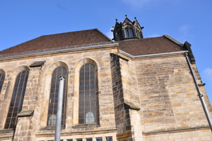  Die Evangelisch-reformierte Kirche in Hannover: Das 1898 errichtete und 1943 zerstörte Gebäude wurde wiederaufgebaut. 