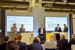  Podiumsdiskussion im Rahmen des „Branchendialogs Planer &amp; Errichter“ während des Intersec Forums 2018 