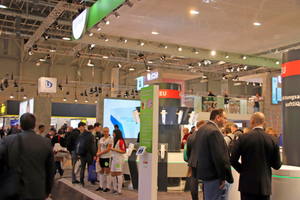  Das Segment der Wasseraufbereitung, hier in Halle 6 auf der SHK Essen, war ein gefragtes Messethema. 