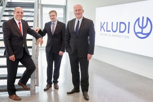  Die Kludi-Geschäftsführung (v.l.n.r.): Bernd Neidhardt Frank Holtmann und Julian Henco

Foto: Kludi GmbH & Co. KG 