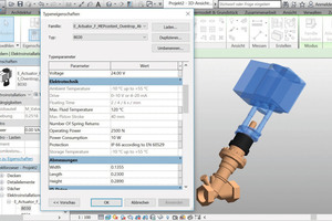  BIM-Daten am Beispiel eines Regelventils „Cocon QTR“ inkl. Antrieb 