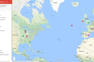  Mit einer Google Maps-Applikation können auf Anlagen in der ganzen Welt zugegriffen werden. 