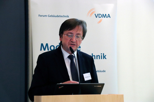  Ministerialrat Andreas Jung aus dem Bundesministerium für Wirtschaft und Energie erläuterte in seinem Impulsvortrag die Ziele des BMWi. 
