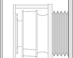  Kombination Richtiger Aufbau von mehreren Ventilatoren: Jeder Ventilator steht mit speziell ausgelegten Schwingelementen (z.B. Federn oder Gummielementen) auf einer stabilen Rahmenkonstruktion, die fest mit dem Boden verbunden ist.  