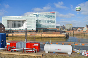  Auch mit Flüssiggas, wie hier in Hamburg, lassen sich Heizzentralen betreiben. 