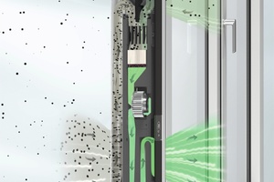  Die Sauerstoffzufuhr wird beim Lüftungssystem „VentoLife“ über eine integrierte sensorbetriebene Außenluft-Umluftklappe gesteuert. 