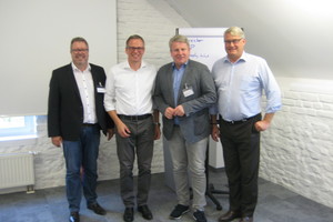  1. ITGA Wirtschaftsforum mit (v.l.n.r.) Bernd Pieper, Stefan Möllenhoff, Andreas Cloer und Martin Everding 