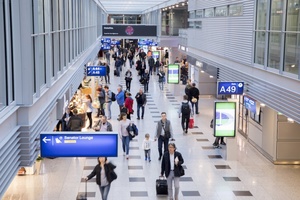  Der Flughafen Düsseldorf stattet den Flugsteig C mit der Lösung MeteoViva-„Climate“ aus.
Foto: Flughafen Düsseldorf 