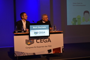  Prof. Dr.-Ing. Bert Oschatz (links) und Prof. Dr.-Ing. Uwe Franzke leiteten den Kongress. 