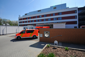  Der Neubau des KRH Robert Koch-Klinikums in Gehrden ging als trinkwasser-hygienisches Leuchtturmprojekt der Planungsgruppe VA im Jahr 2015 in Betrieb.  