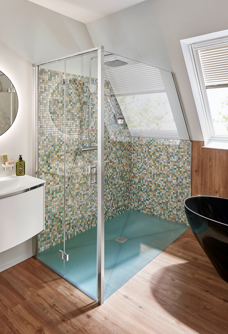 Duschkomfort im engen Bad - tab - Das Fachmedium der TGA-Branche