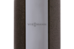  Die Fertigdämmung des Viessmann Schlammabscheiders besteht aus zwei Halbschalen aus wärmestabilisiertem EPP-Hartschaum. 