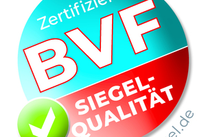  Das BVF-Siegel des Bundesverbandes Flächenheizungen und Flächenkühlungen e.V. hilft bei der Auswahl des richtigen elektrischen Flächenheizungssystems. 