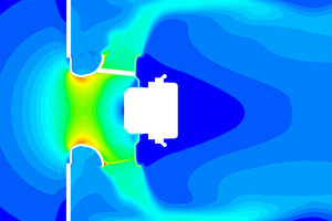  Die Strömungssimulation beweist es: Das Abströmverhalten der neuen „RadiPac“-Generation hat sich deutlich verbessert.  