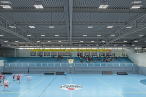  Komplett mit LED ausgestattete Sporthalle im österreichischen Dornbirn 