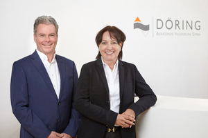  Dipl.-Ing. Rolf Dubbel und Dipl.-Ing. Claudia Döring, die Geschäftsführer der Döring Beratende Ingenieure GmbH 