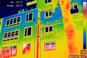  Nachdem das Problem vor Ort erkannt wurde, lassen sich die thermischen Effekte der fehlenden Isolierung mit der mitgelieferten Software „Tools+“ näher untersuchen 