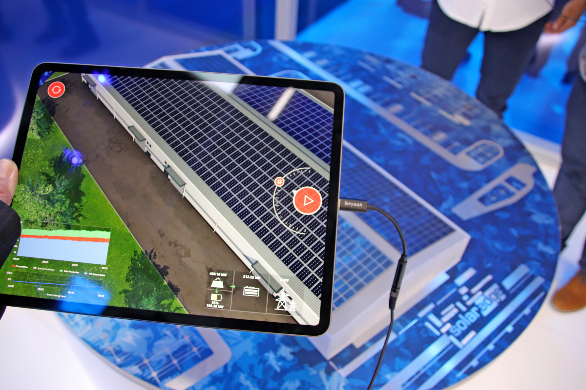 Augmented Reality bei SolarEdge