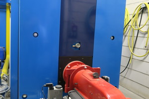  Zur Wärmeerzeugung wird ein Gasheizkessel mit 1.400 kW eingesetzt. 