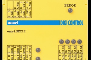  Das Modul „ems4.BKZ1E“ ist das Zentralmodul für ein Sicherheits-Ringbussystem zur Aufschaltung von z.B. Brandschutzklappenmodulen für motorische Antriebe und anderen ringbusfähigen E/A-Modulen.  