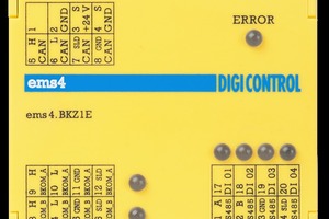  Das Modul „ems4.BKZ1E“ ist das Zentralmodul für ein Sicherheits-Ringbussystem zur Aufschaltung von z.B. Brandschutzklappenmodulen für motorische Antriebe und anderen ringbusfähigen E/A-Modulen.  