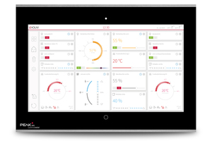  Das Bedienpanel „Controlmini“ mit der Visualisierungssoftware „Youvi“ 