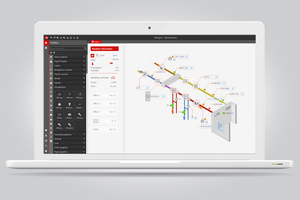  Mit dem webbasierten „i4designer“ lassen sich selbst komplexe HTML5-Visualisierungen ohne tiefgreifende Programmierkenntnisse per Drag &amp; Drop erstellen – und das völlig unabhängig von der in der Maschine oder der Anlage eingesetzten HMI- oder SCADA-Anwendung.  