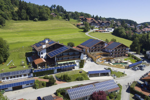  Zur Zertifizierung als Biohotel trägt im Hotel Eggensberger in Hopfen am See das regenerative Energiekonzept bei. 