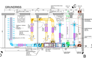  Plan der Lüftungsanlage für das Modul „Raumlufttechnische Systeme“ 