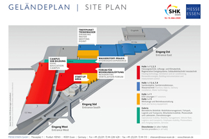  Die SHK Essen hat durch die Umstrukurierung und die neuen Messehallen an Übersichtlichkeit gewonnen. 