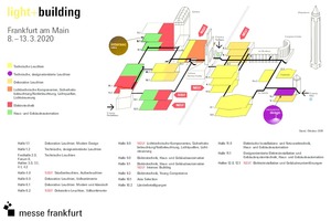  Unter dem Motto „Connecting. Pioneering. Fascinating.“ bietet die Light + Building 2020 einen Marktüberblick rund um die Gebäudeautomation, Elektro- und Lichttechnik.  