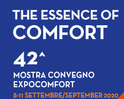  Die für März 2020 geplante Ausgabe der MCE – Mostra Convegno Expocomfort wurde erst auf Herbst 2020 verschoben, musste aber aufgrund der aktuellen Situation abgesagt werden.  