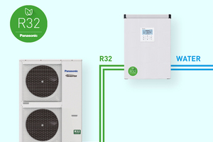  Die Wasserwärmeübertrager von Panasonic erweitern die Einsatzmöglichkeiten der hauseigenen „PACi“-Klimasysteme auf Wasseranwendungen.  