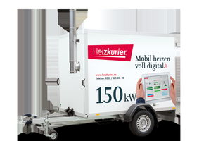  Mobile Heizzentrale von Heizkurier, Typ WZ 150kW  