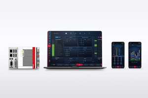  Integration von Beckhoff Technologie über ecocoach Software mit graphischer Oberfläche. Automatisch bei Parametrierung generierte End-User-App.  